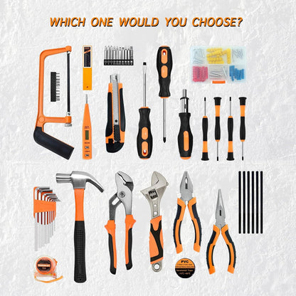 Tool Set Home Repair Tool Kit for Men Women College Students,Household Basic Hand Tool Sets with Case for Home Maintenance,Dorm Essentials and DIY Projects