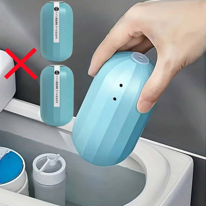 2-Pack Automatic Toilet Cleaning System - 100 Days Freshness, Blue Toilet Cleaning Tools for Tank and Bathroom, Powerful Cleaning and Odor Elimination