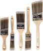 Paint Brushes, 5-Piece Paint Brush Set, Flat & Angle Brushes for Walls, Trim, Cabinets, Interior & Exterior Latex and Oil Paints, Stains
