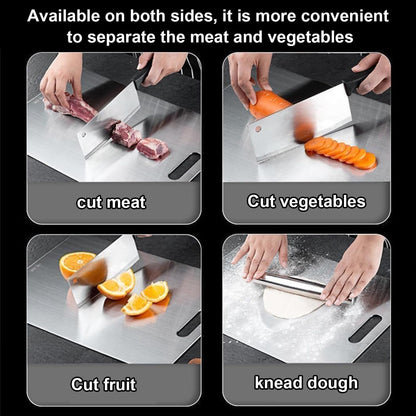 Titanium Cutting Board, NonToxic MetalChopping BoardSet, DishwasherSafe & Warp Proof