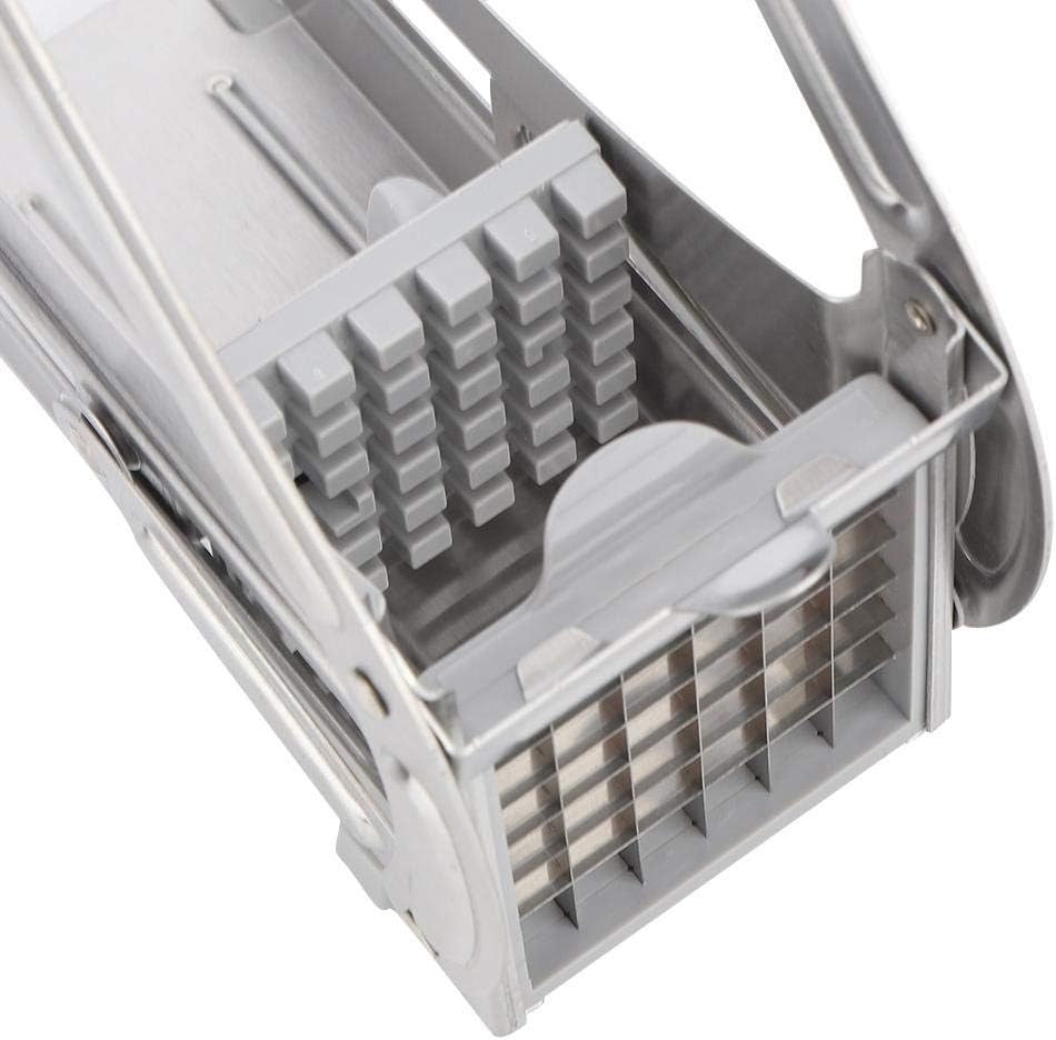 French Fry Cutter for Potatoes, Professional Grade | Durable stainless steel, easy lever operation, fast cutting. Ideal for family meals, parties and batch food prep