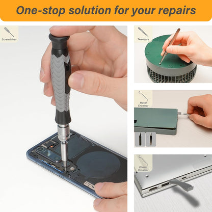 126-in-1 Precision Screwdriver Set, Professional Magnetic Mini Repair Tool Kit for Phone, Computer, Watch, Laptop,  Ring Doorbell, Eyeglass, Electronic, [Bearing Steel] Screw Driver