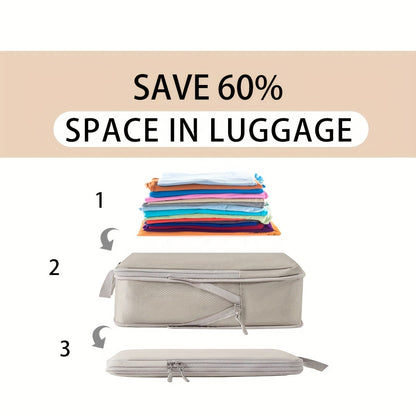 Mesh Compression Storage 5pcs Set Shoe Bag Bundle Pocket Storage Bag Set Large Capacity Storage Bag Visible Suitcase Organizer Bag Classification Bag