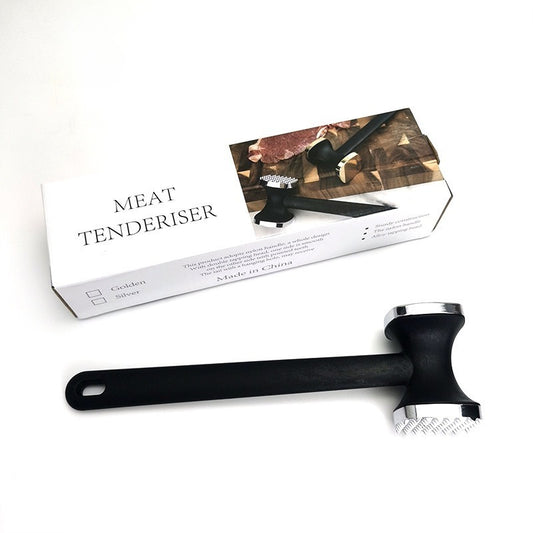 Meat Tenderizer Hammer with Comfortable-Grip Handle, Dual-side Mallet for Kitchen, Heavy Duty Pounder For Tenderizing Steak, Beef and Fish