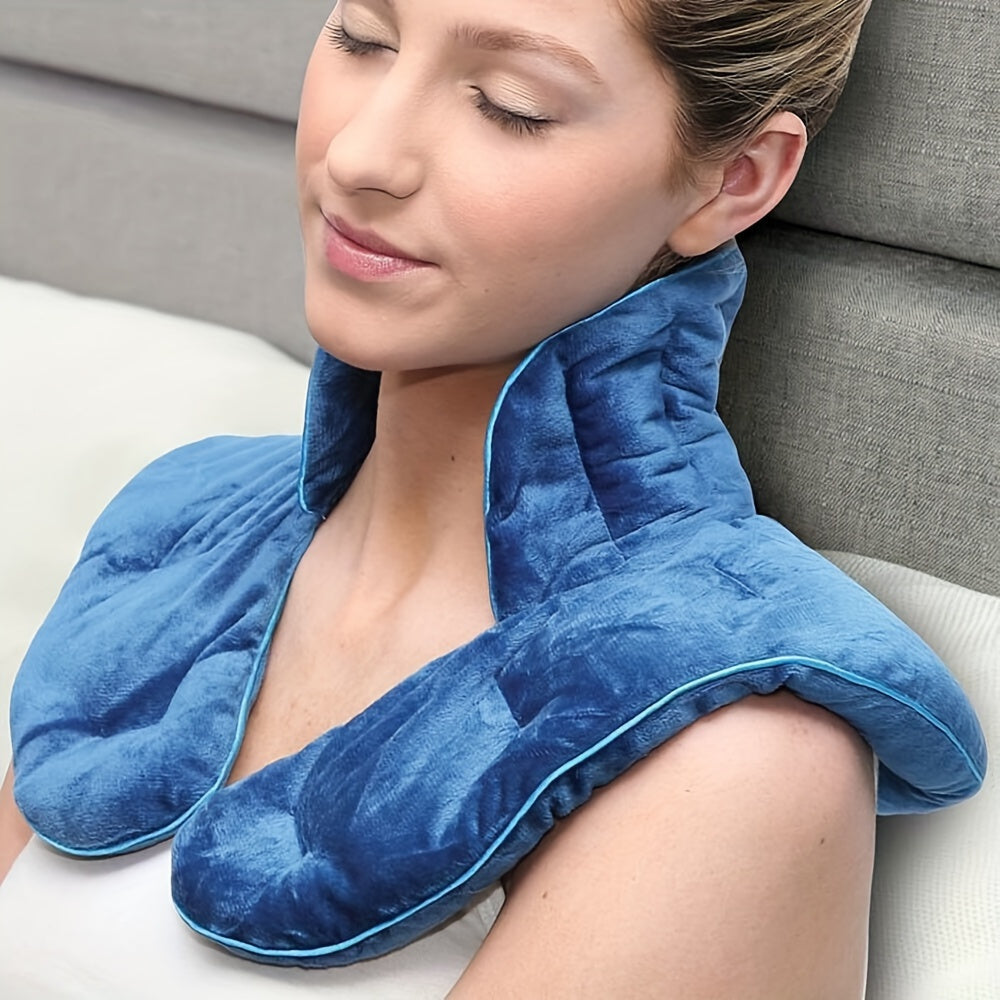 Microwave Heated Neck Heat Pad - Neck and Shoulder Relaxation Heat Compress Pack, Multifunctional Waist and Back Pad/ Reusable Heat Compress Bag Office and Home Therapy Protective Gear