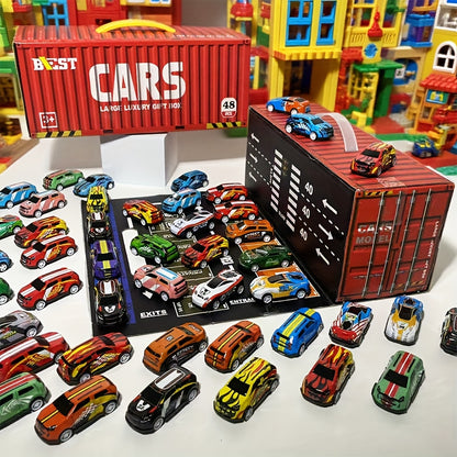 48PCS Metal Pull Back Cars Toy for Kids, Toy Cars for Kids Ages 3-12, Race Cars Party Favors for Kid Toys, Party Favors Birthday Gift for Boys Girls