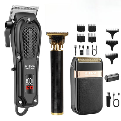 Cordless Hair Clippers for Men, Beard Trimmer & Hair Cutting Kit | 8 Guide Combs, Adjustable Blade, Self Haircut Set, 180/120-Min Runtime, USB Charging, Low Noise, Home Use, Gift for Men