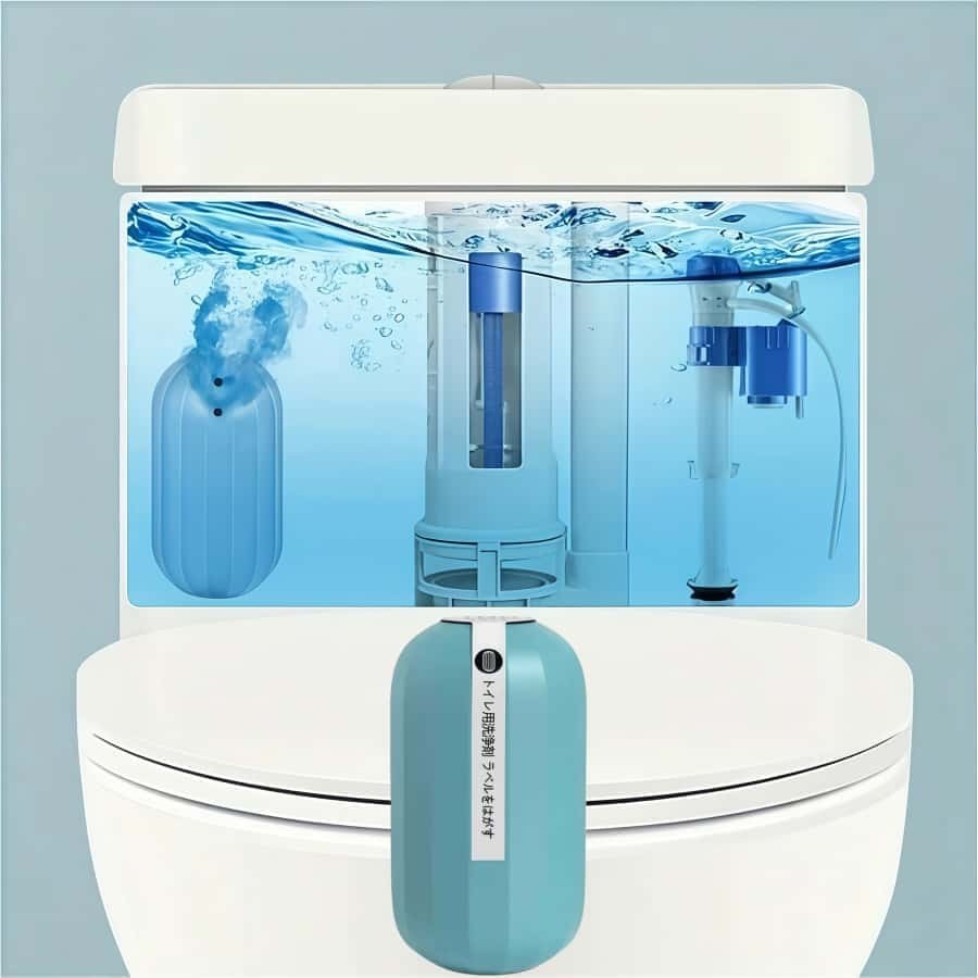 2-Pack Automatic Toilet Cleaning System - 100 Days Freshness, Blue Toilet Cleaning Tools for Tank and Bathroom, Powerful Cleaning and Odor Elimination