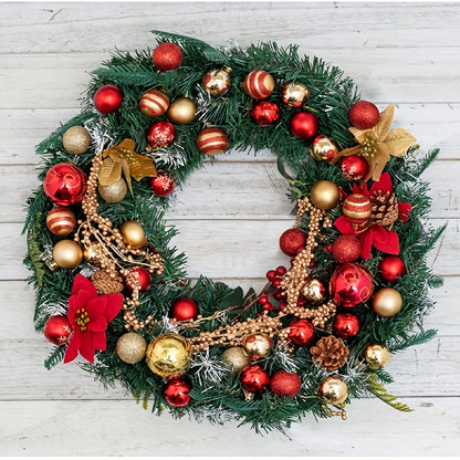 50-piece 4cm Christmas ball decoration gift box, suitable for decorations for Christmas, Thanksgiving, Easter, and other holidays.