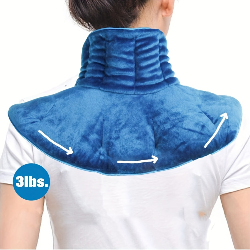 Microwave Heated Neck Heat Pad - Neck and Shoulder Relaxation Heat Compress Pack, Multifunctional Waist and Back Pad/ Reusable Heat Compress Bag Office and Home Therapy Protective Gear