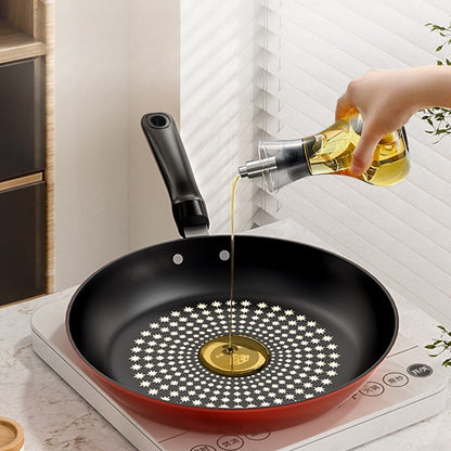 26cm Cast Iron Non-Stick Frying Pan - Lightweight Smokeless Skillet, Induction Compatible for Gas and Smooth Top Stovetops, Ideal for Steak, Pancakes, and Breakfast Cooking