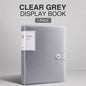 Presentation Binder with Clear Plastic Sleeves (Aqua), Folder for Artwork, 60 Pockets Display Pages of A4 Size Documents, Kids Art, Keepsakes, Acid-Free Poly Portfolio Binder