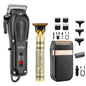 Cordless Hair Clippers for Men, Beard Trimmer & Hair Cutting Kit | 8 Guide Combs, Adjustable Blade, Self Haircut Set, 180/120-Min Runtime, USB Charging, Low Noise, Home Use, Gift for Men