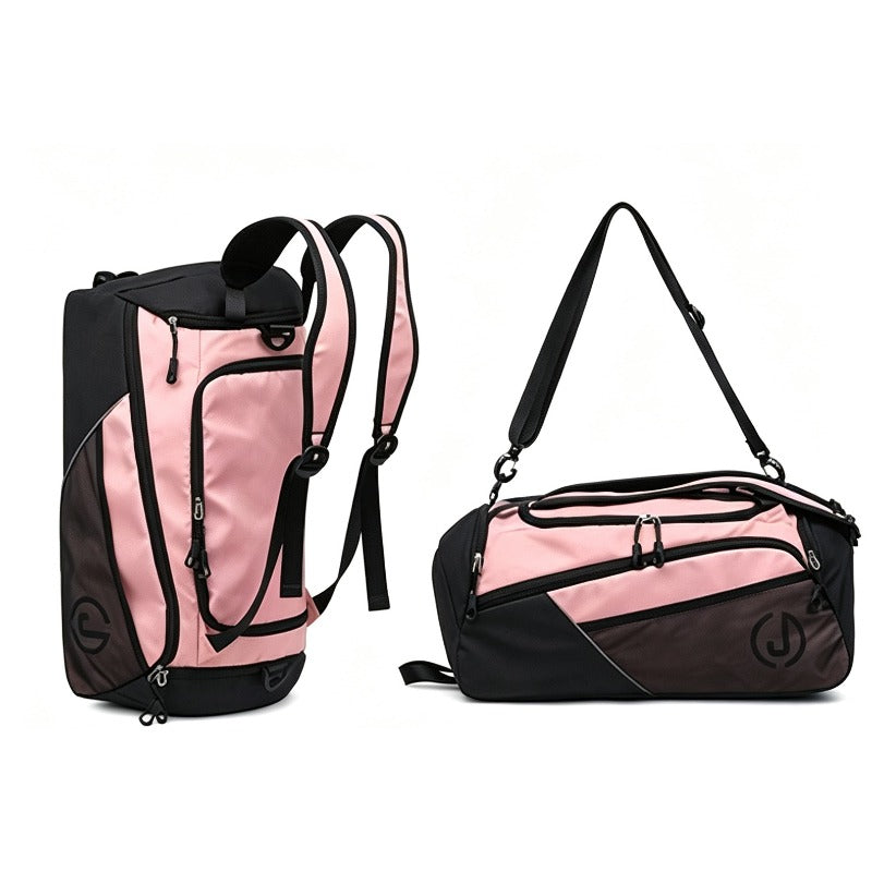 Travel Backpack for WomenLarge Capacity Travel Bag- Versatile Gym And Business Trip Luggage with Shoe Pouch Casual Daypack for Weekender Business Hiking, Pink