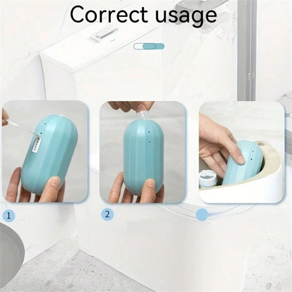 2-Pack Automatic Toilet Cleaning System - 100 Days Freshness, Blue Toilet Cleaning Tools for Tank and Bathroom, Powerful Cleaning and Odor Elimination