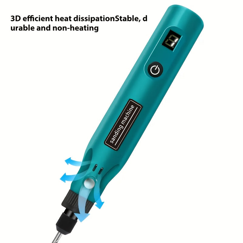 Rotary Tool Kit:  Power Hand Rotary Tools Mini for Wood/Metal, Electric Grinder Drill Machine Set with Flex Shaft for Carving, Cutting, Sanding, Grinding, Polishing, Engraving
