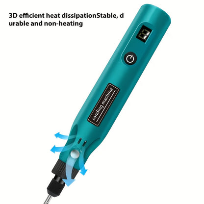 Rotary Tool Kit:  Power Hand Rotary Tools Mini for Wood/Metal, Electric Grinder Drill Machine Set with Flex Shaft for Carving, Cutting, Sanding, Grinding, Polishing, Engraving