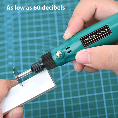 Rotary Tool Kit:  Power Hand Rotary Tools Mini for Wood/Metal, Electric Grinder Drill Machine Set with Flex Shaft for Carving, Cutting, Sanding, Grinding, Polishing, Engraving