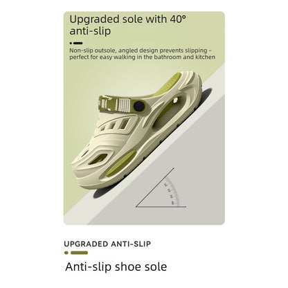 Men's Summer Outdoor EVA Slip-On Crocs - Non-Slip, Comfortable, Arch Support Clogs for Easy Wear and All-Day Comfort - Ideal Footwear for Leisure and Casual Outings