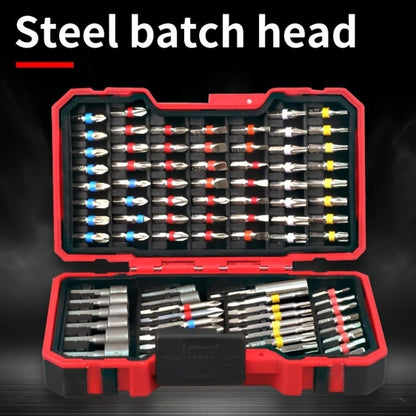 83-Piece Screwdriver Bit Set - Metal Drill Bits for Electric and Manual Screwdrivers, Phillips/Flat/Square Heads, Compatible with Computers, Smartphones, and Laptops