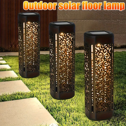 Solar Lights Outdoor,4 Pack Solar Pathway Lights for Your Garden, Landscape, Path, Yard, Patio, Driveway,Walkway Decor