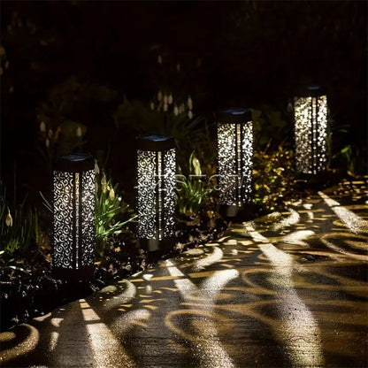 Solar Lights Outdoor,4 Pack Solar Pathway Lights for Your Garden, Landscape, Path, Yard, Patio, Driveway,Walkway Decor