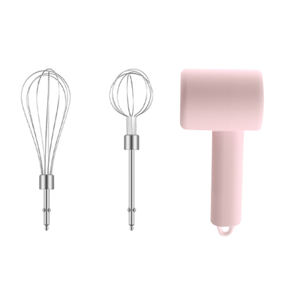 Hand Whisk Electric Hand held Mixer ,Two Whisk Mount for Eggs, Cream, Batters, Wireless & RechargeableSuitable for Kitchen and Outdoor Use Gifts Can Be Given as Gifts