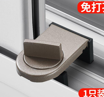 Window Locks,4 Pack Sliding Window Locks with Horizontal Sliding Windows Doors,Easv to Install,Adjustable Security Window Lock for Patio Bedroom Home and Office