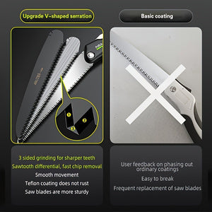 Folding Saw Labor-Saving And Durable Horticultural Saw Multifunctional Foldable Portable Manual Tool For Household Use
