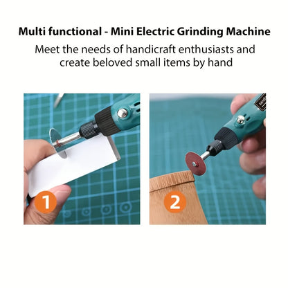 Rotary Tool Kit:  Power Hand Rotary Tools Mini for Wood/Metal, Electric Grinder Drill Machine Set with Flex Shaft for Carving, Cutting, Sanding, Grinding, Polishing, Engraving