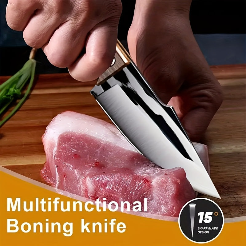 3-Piece Full-Tang Boning Knife Set with Sheaths