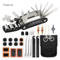 26pcs Universal Bicycle Tire Repair Tool Kit Multifunctional Portable Maintenance Set for Mountain Bike Road Bike Accessorie