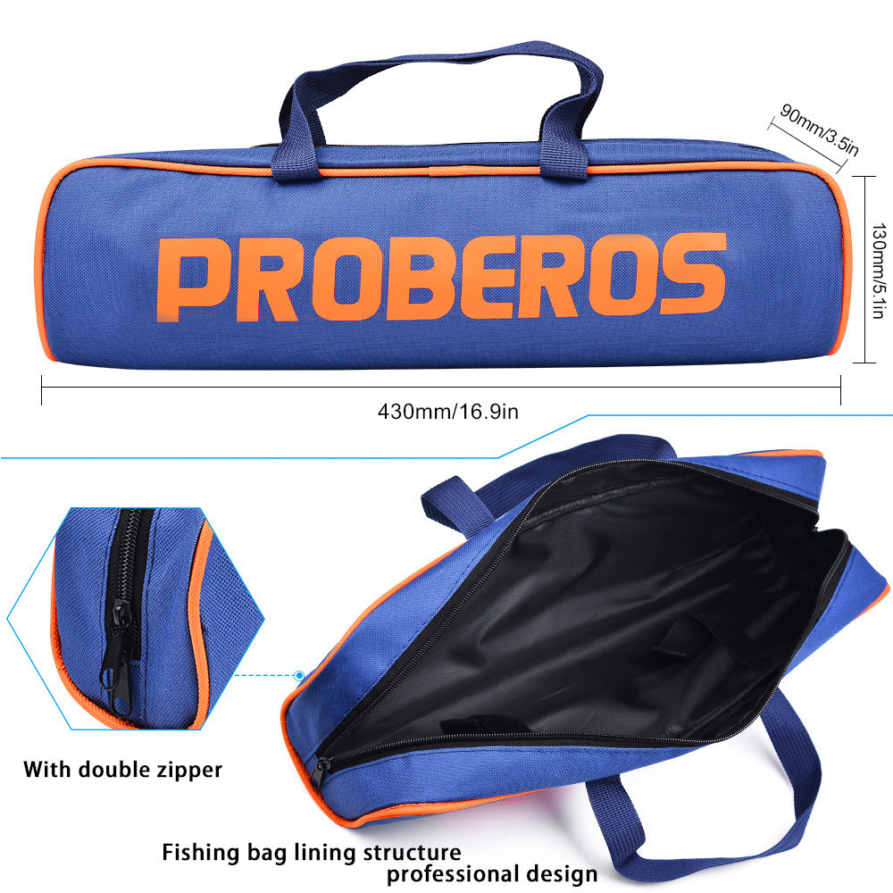 This 1.5-2.4m carbon fiber telescopic fishing set includes 12 minnows, soft bait, sinker, hook, and a camouflage backpack.
