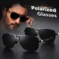 Double Bridge Polarized Sunglasses, Metal Frame UV400 Protection Pilot Sunglasses, Anti-Glare Driving Fishing Outdoor Sports Sun Glasses