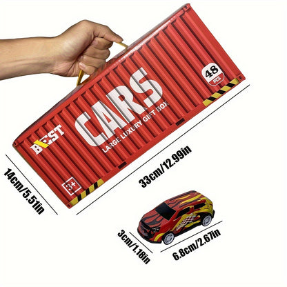 48PCS Metal Pull Back Cars Toy for Kids, Toy Cars for Kids Ages 3-12, Race Cars Party Favors for Kid Toys, Party Favors Birthday Gift for Boys Girls