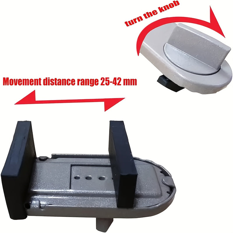 Window Locks,4 Pack Sliding Window Locks with Horizontal Sliding Windows Doors,Easv to Install,Adjustable Security Window Lock for Patio Bedroom Home and Office